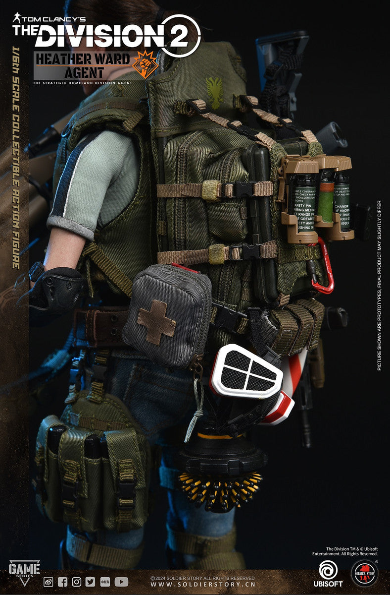 Preventa Figura Heather Ward Agent- Ubisoft The Division 2 marca Soldier Story SSG-009 escala 1/6