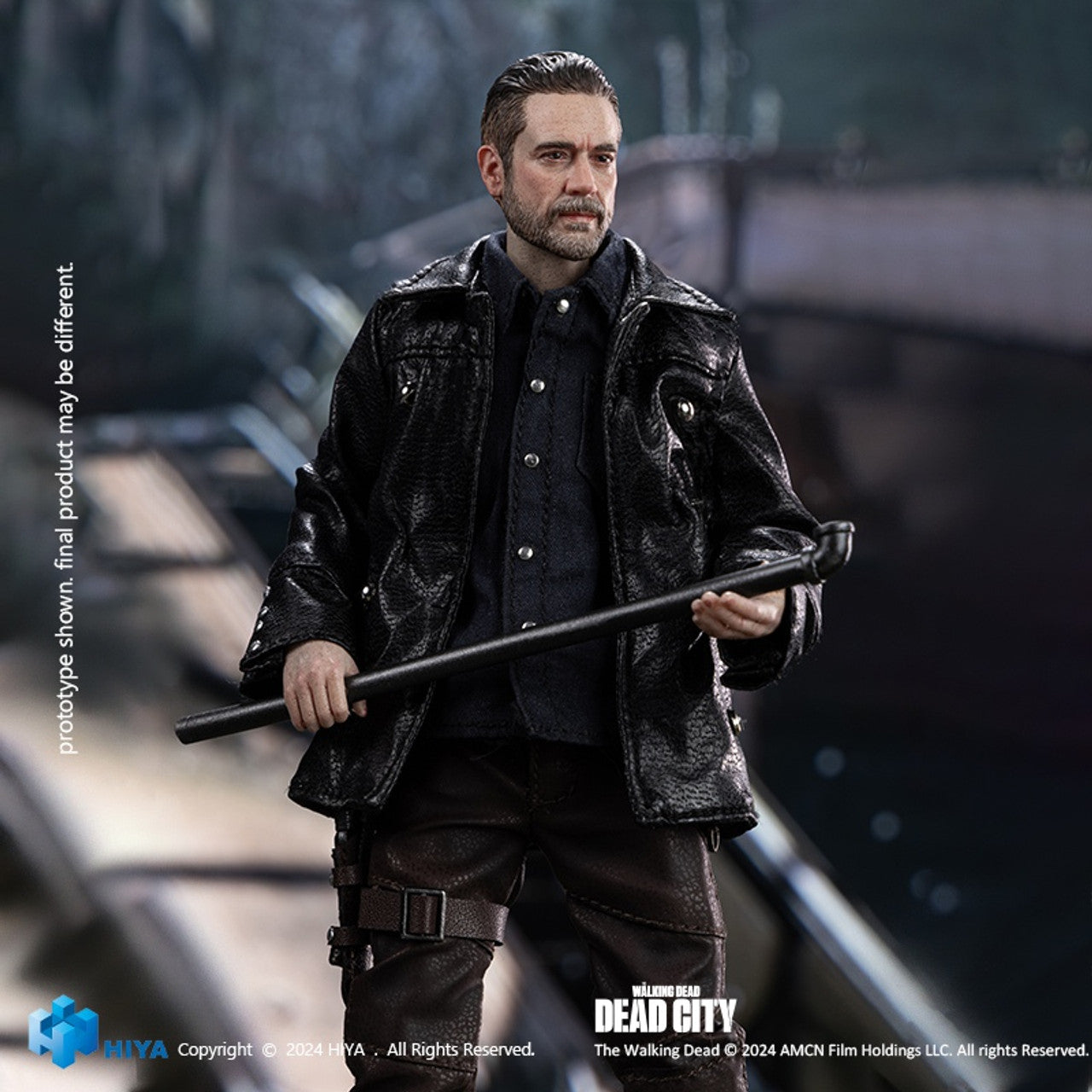 Preventa Figura Negan- The Walking Dead - Exquisite Super Series marca HIYA ESW0307 escala pequeña 1/12