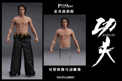 Preventa Figura Kung Fu (Naked Battle Damaged Edition) marca Peakart Studio PA2405C escala 1/6