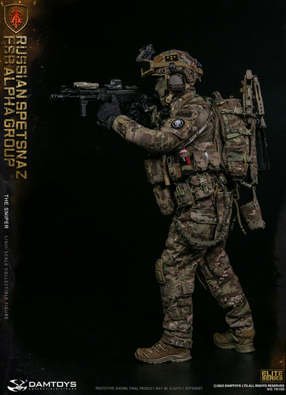 Preventa Figura The Sniper - Russian Spetsnaz FSB Alpha Group marca Damtoys 78100 escala 1/6