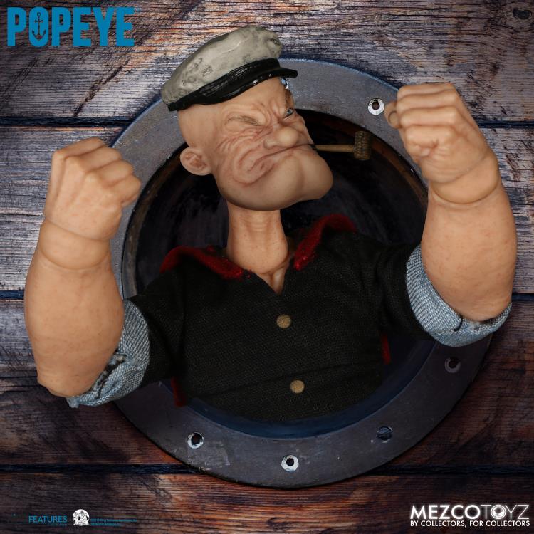 Preventa Figura Popeye - One:12 Collective marca Mezco Toyz 76470 escala pequeña 1/12