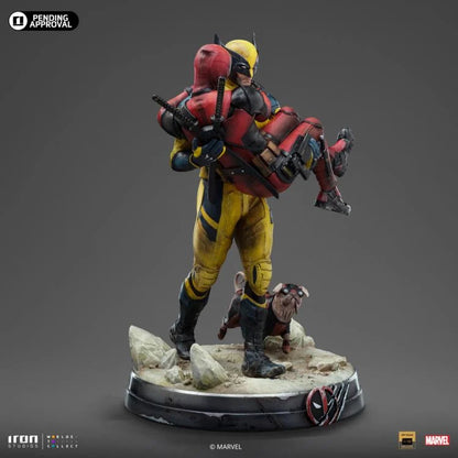 Preventa Estatua Deadpool & Wolverine Deluxe (Limited Edition) marca Iron Studios escala de arte 1/10