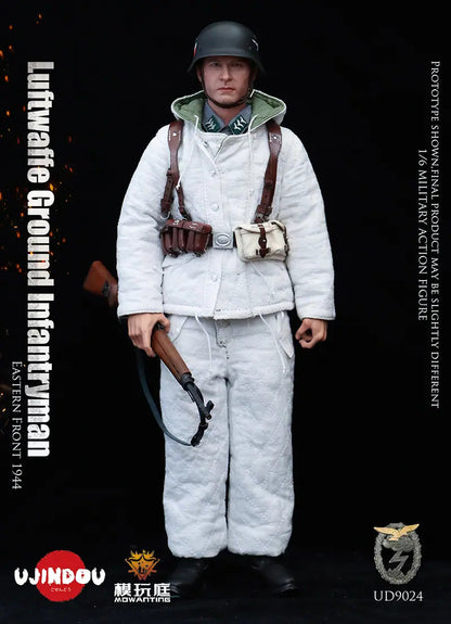 Preventa Figura WWII German Luftwaffe Field Divisions - Infantry Eastern Front 1944 marca Ujindou UD9024 escala 1/6