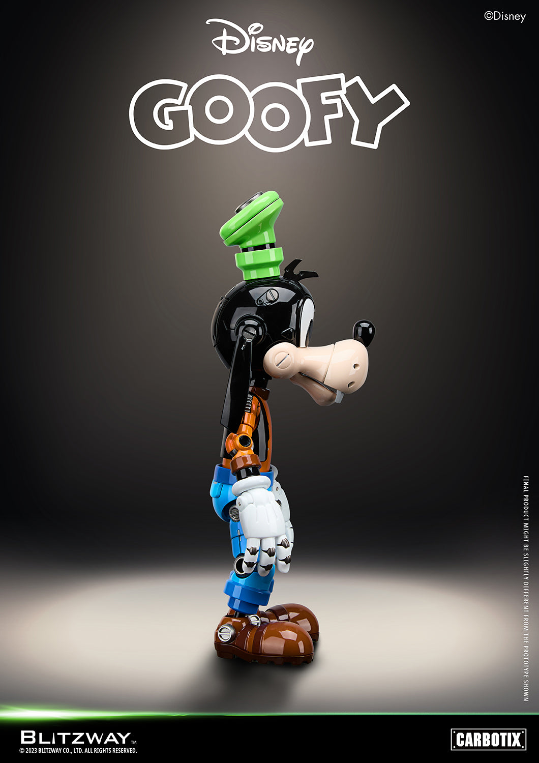 Preventa Figura Goofy (DIECAST) - Disney Carbotix Series marca Blitzway BW-CA-10504 (20.7 cm)