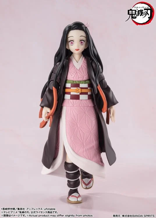 Pedido Figura Nezuko Kamado - Demon Slayer: Kimetsu no Yaiba - S.H.Figuarts marca Bandai Spirits escala pequeña 1/12