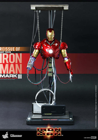 Pedido Diorama Iron Man Mark III (Construction Version) marca Hot Toys DS003 escala 1/6 (Relanzamiento)