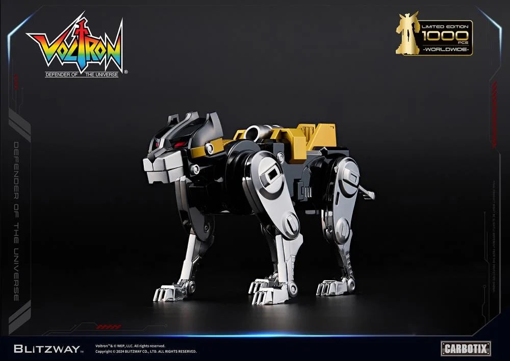 Preventa Figura Black Voltron (DIECAST) (Exclusiva Edición Limitada) - Carbotix Series marca Blitzway BW-CA-11101 (38 cm)