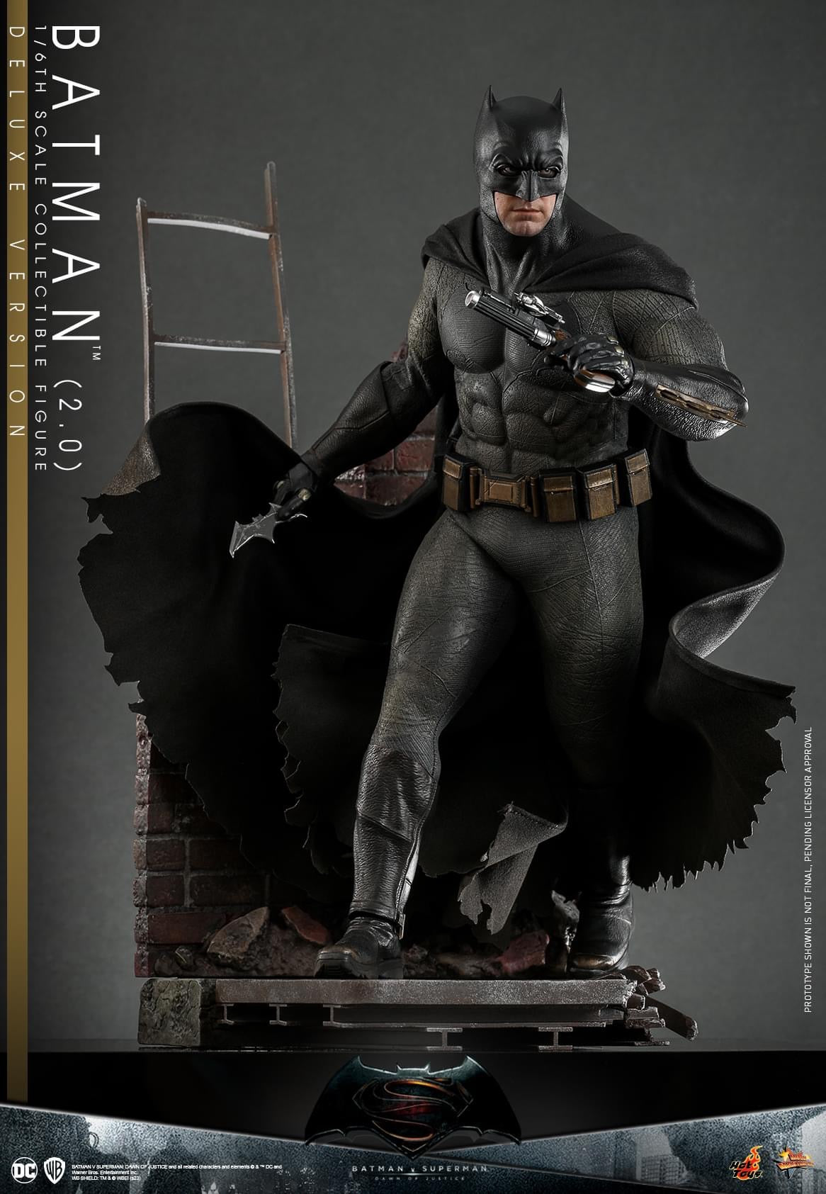 Preventa Figura Batman (2.0) (Deluxe version) - Batman v Superman: Dawn of Justice™ marca Hot Toys MMS732 escala 1/6