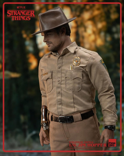 Preventa Figura Jim Hopper - Stranger Things marca Threezero 3Z0515 escala 1/6