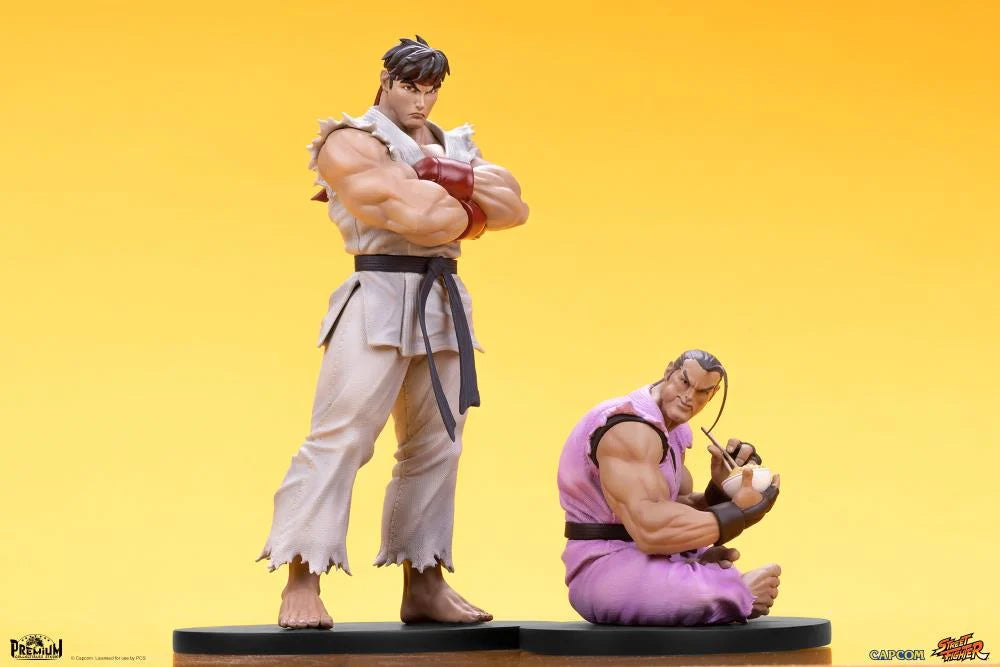 Pedido Set Estatuas Ryu & Dan - Street Jam - Street Fighter marca PCS Collectibles escala 1/10