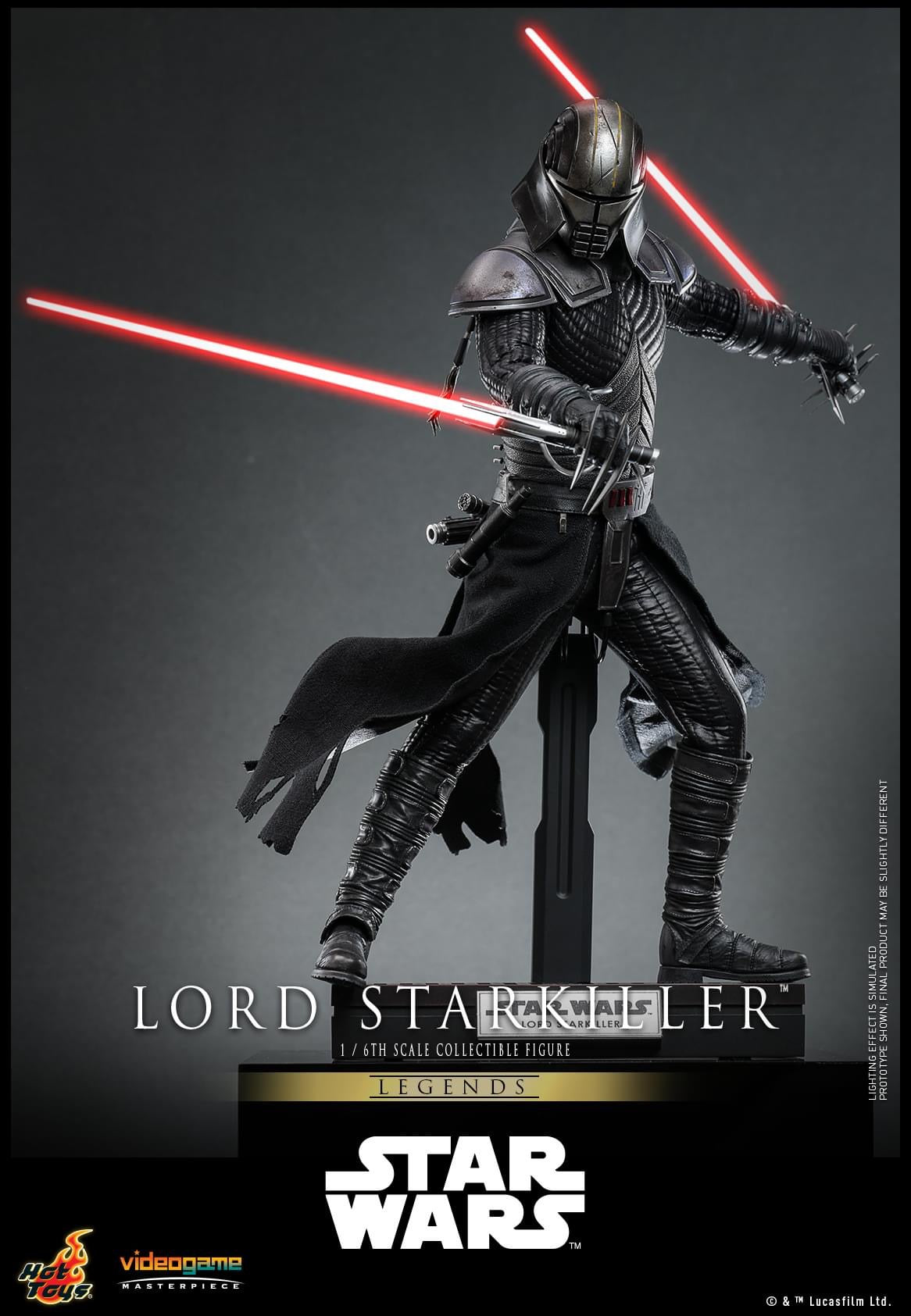 Preventa Figura Lord Starkiller - Star Wars Legends™ marca Hot Toys VGM63 escala 1/6