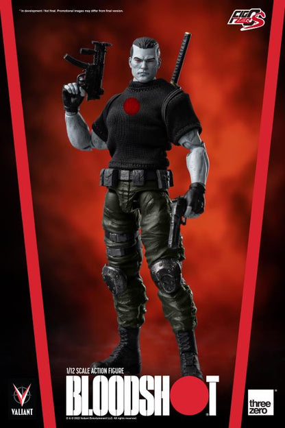 Pedido Figura Bloodshot - Valiant Comics - FigZero S marca Threezero 3Z0181 escala pequeña 1/12