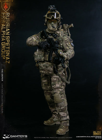 Preventa Figura The Sniper - Russian Spetsnaz FSB Alpha Group marca Damtoys 78100 escala 1/6