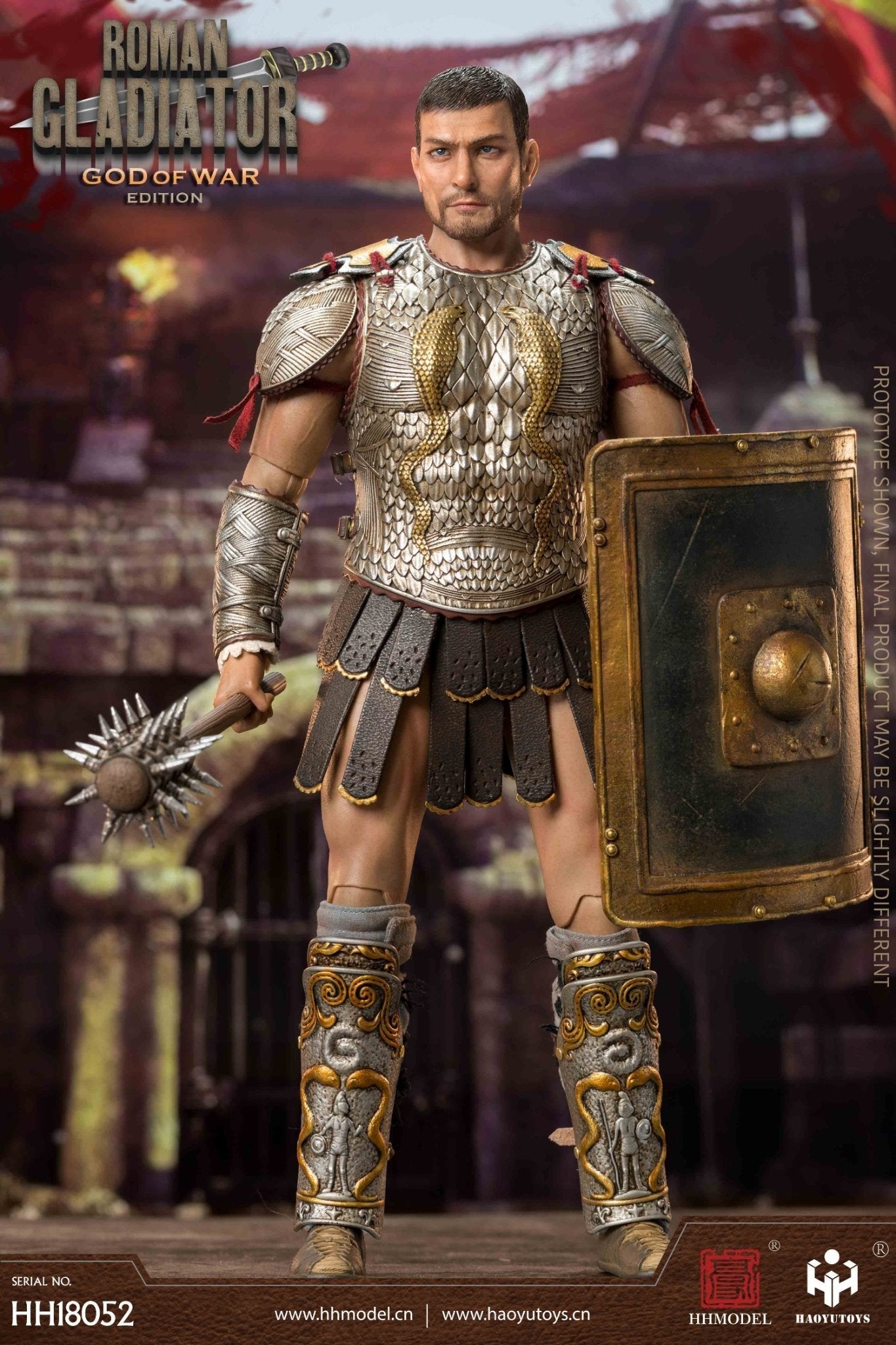 Pedido Figura Roman Gladiator (Ares version) marca HaoyuToys HH18052 escala 1/6 (BACK ORDER)