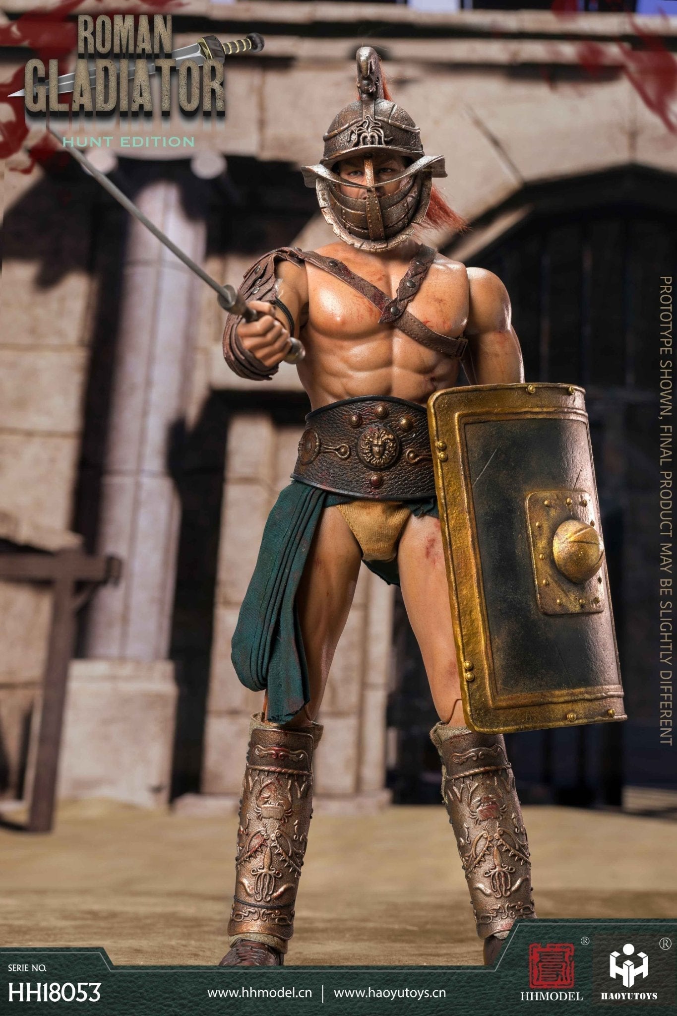 Pedido Figura Roman Gladiator (Hunt version) marca HaoyuToys HH18053 escala 1/6 (BACK ORDER)