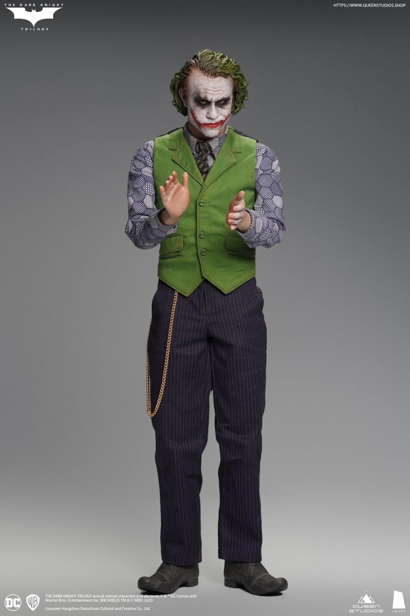 Pedido Figuras TDK Joker InArt (Premium Edition / 2 figuras / cabellos esculpidos) marca Queen Studios escala 1/6