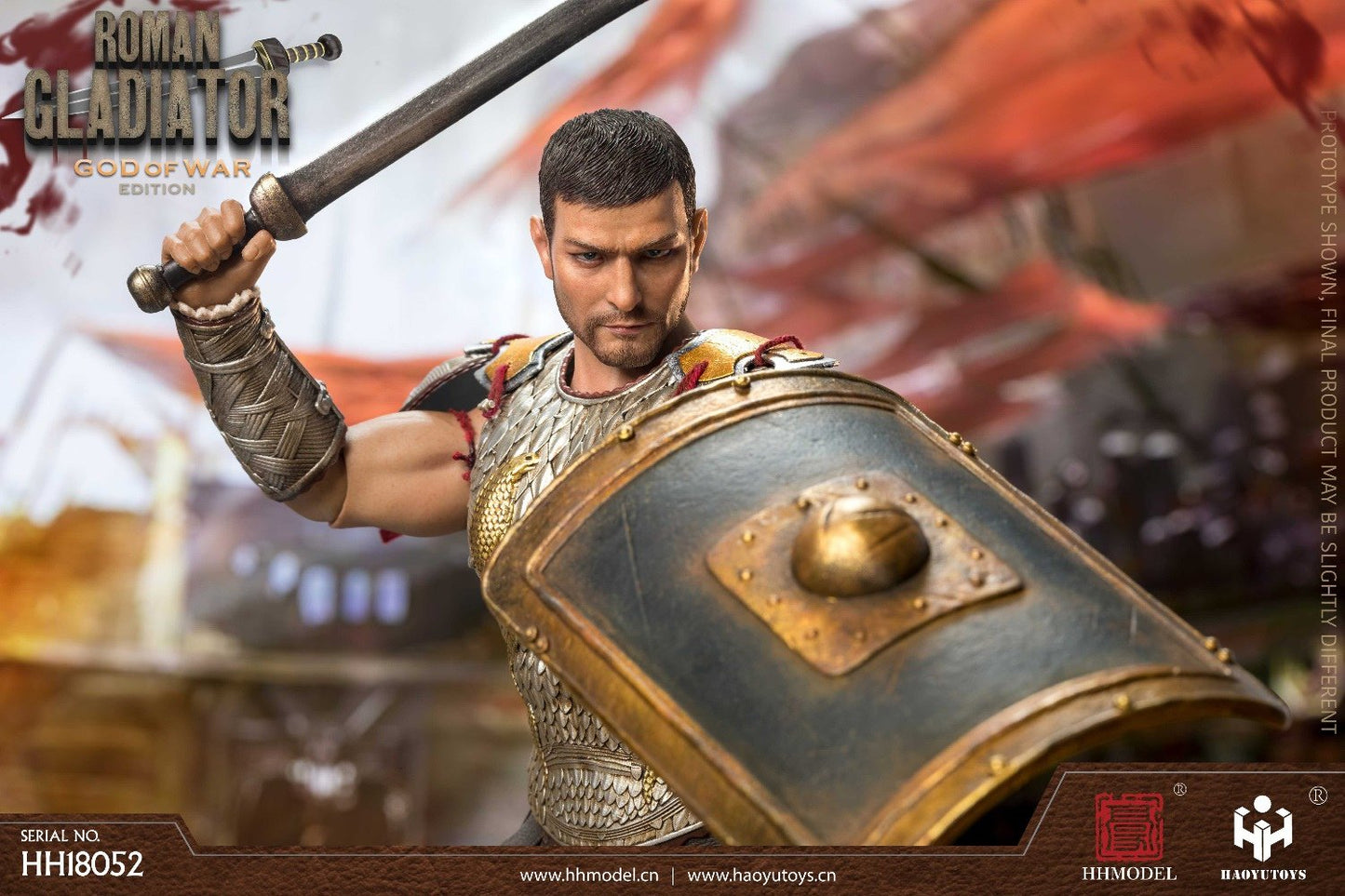 Pedido Figura Roman Gladiator (Ares version) marca HaoyuToys HH18052 escala 1/6 (BACK ORDER)