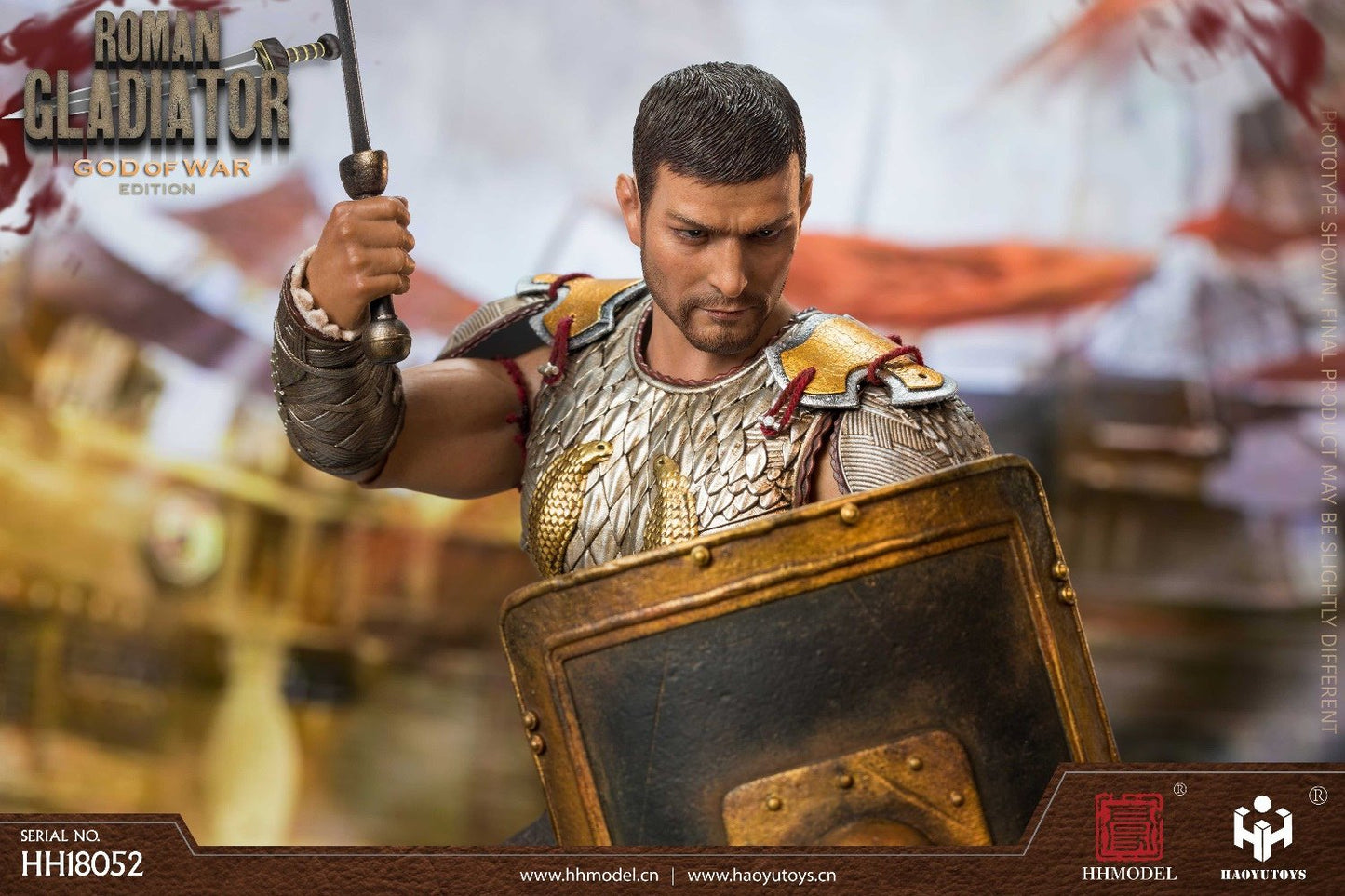 Pedido Figura Roman Gladiator (Ares version) marca HaoyuToys HH18052 escala 1/6 (BACK ORDER)