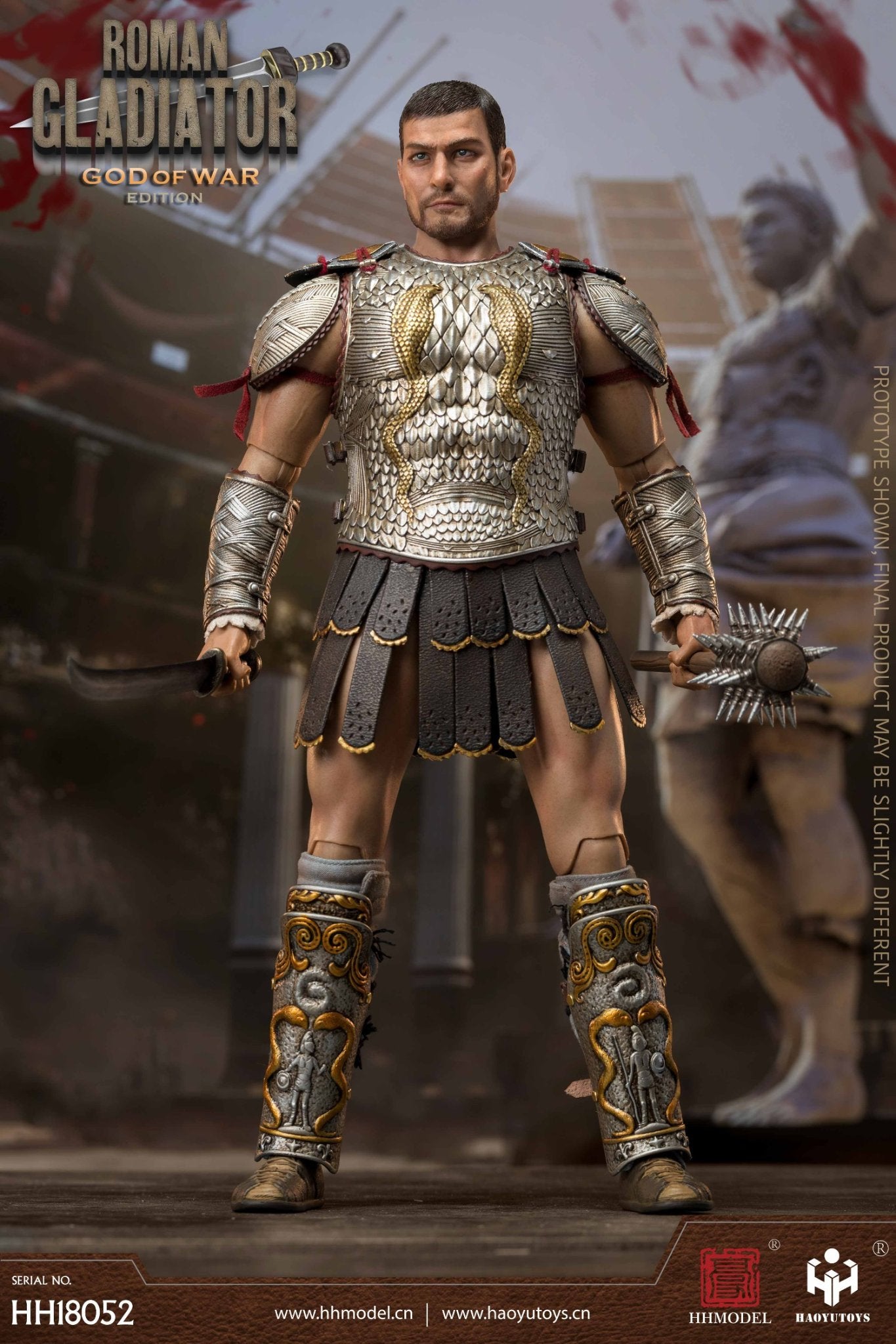 Pedido Figura Roman Gladiator (Ares version) marca HaoyuToys HH18052 escala 1/6 (BACK ORDER)