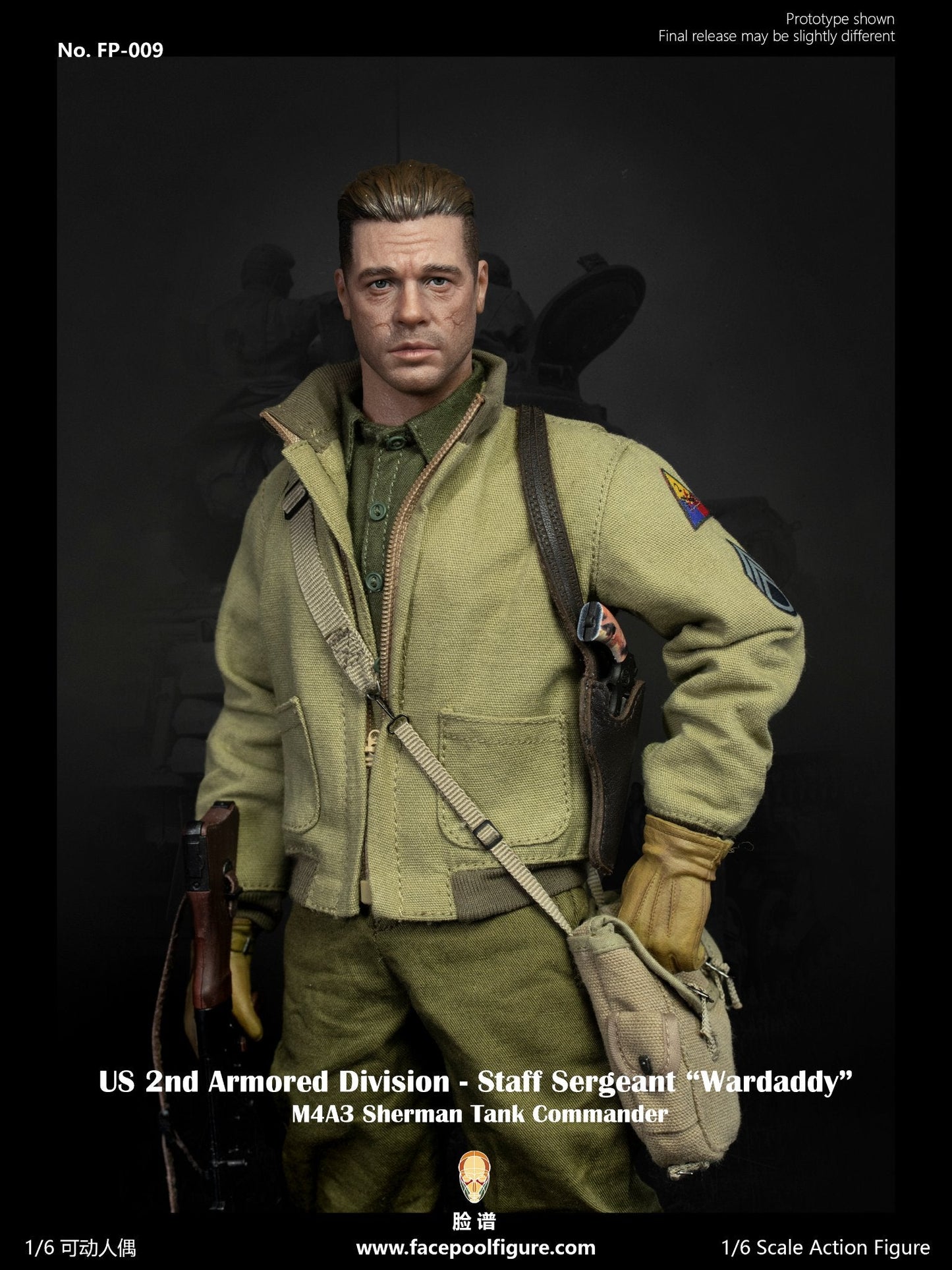 Pedido Figura Staff Sergeant (Regular Edition) - US 2nd Armored Division marca Facepoolfigure FP-009A escala 1/6