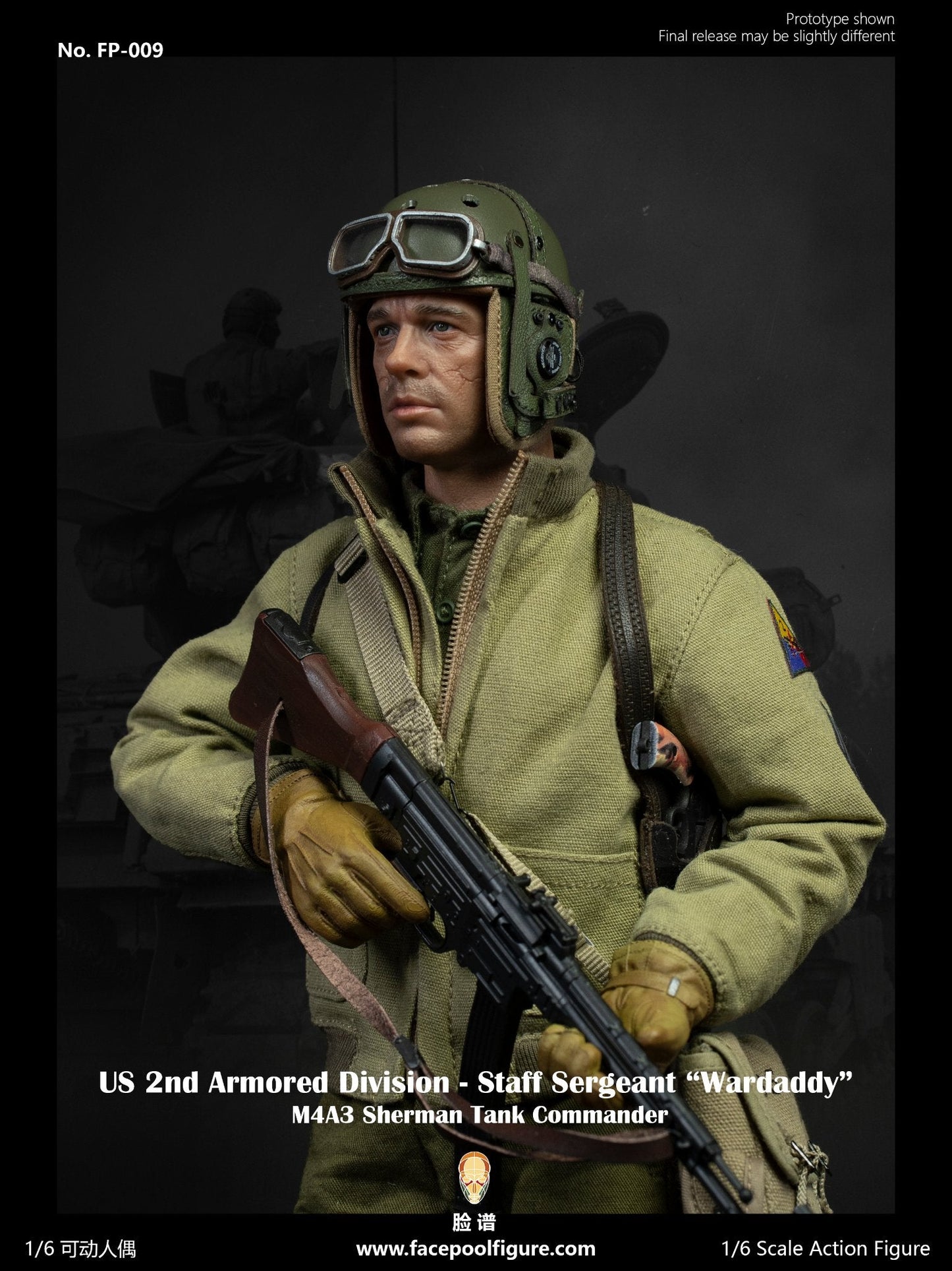 Pedido Figura Staff Sergeant (Regular Edition) - US 2nd Armored Division marca Facepoolfigure FP-009A escala 1/6