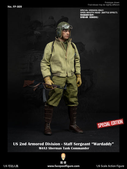 Pedido Figura Staff Sergeant (Special Edition) - US 2nd Armored Division Sherman Tank marca Facepoolfigure FP-009B escala 1/6