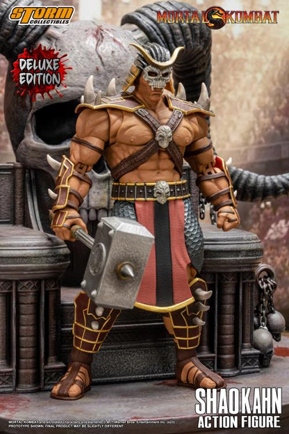 Pedido Figura Shao Kahn con Trono (Deluxe Edition) - Mortal Kombat marca Storm Collectibles escala 1/12