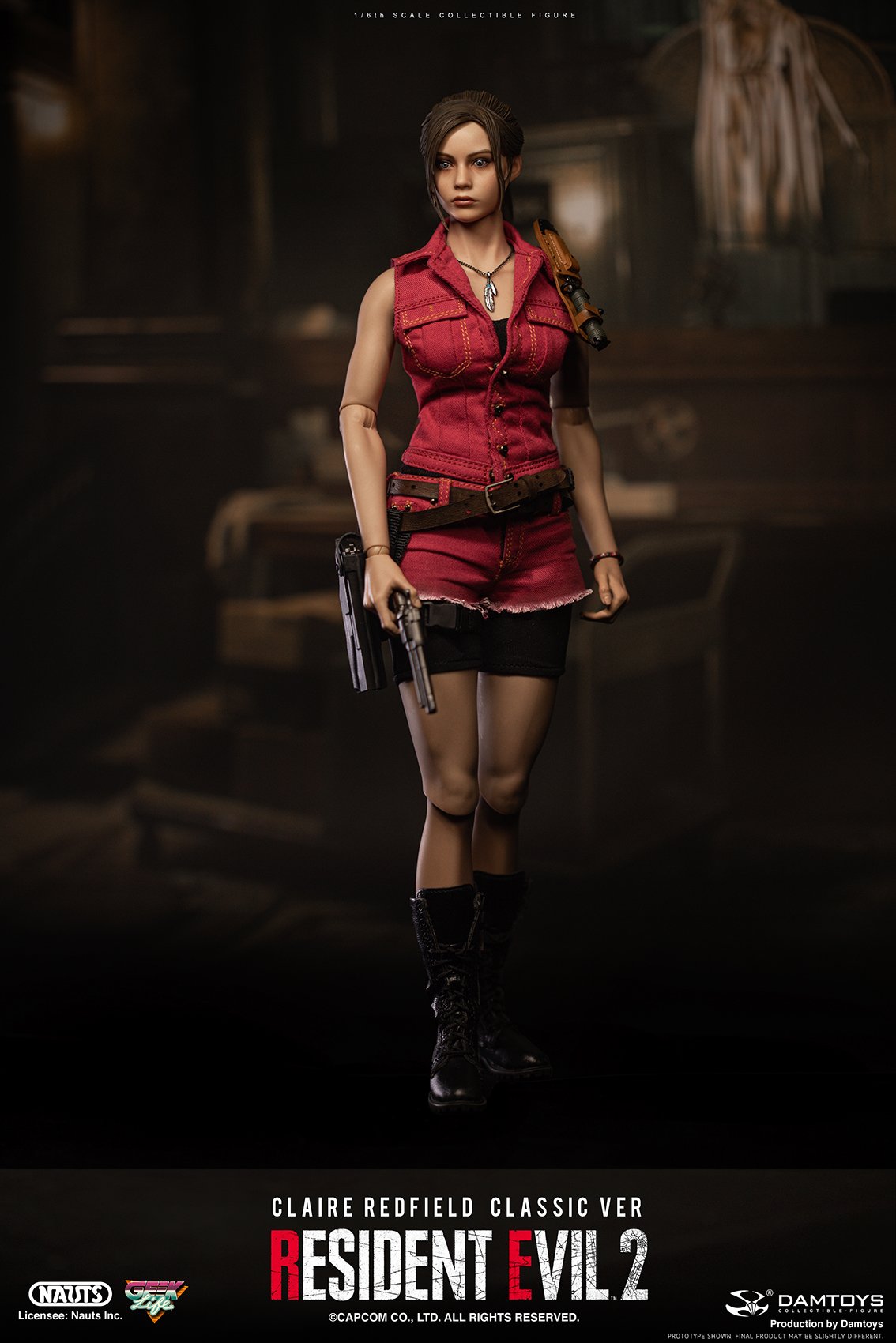 Pedido Figura Claire Redfield Classic Ver. - Resident Evil 2 marca Damtoys DMS038 escala 1/6