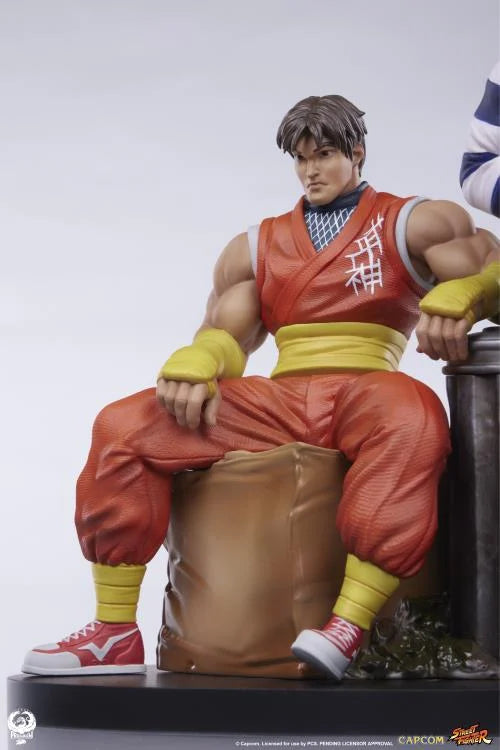 Preventa Set Estatuas Cody & Guy - Street Jam - Street Fighter marca PCS Collectibles escala 1/10