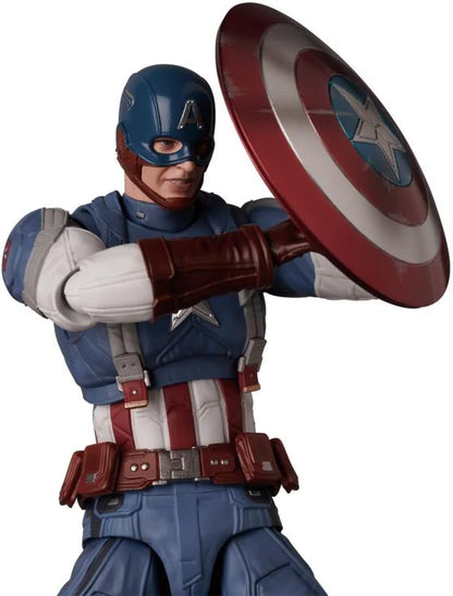 Preventa Figura Capitán América (Classic Suit) - Captain America: The Winter Soldier - MAFEX marca Medicom Toy No.220 escala pequeña 1/12