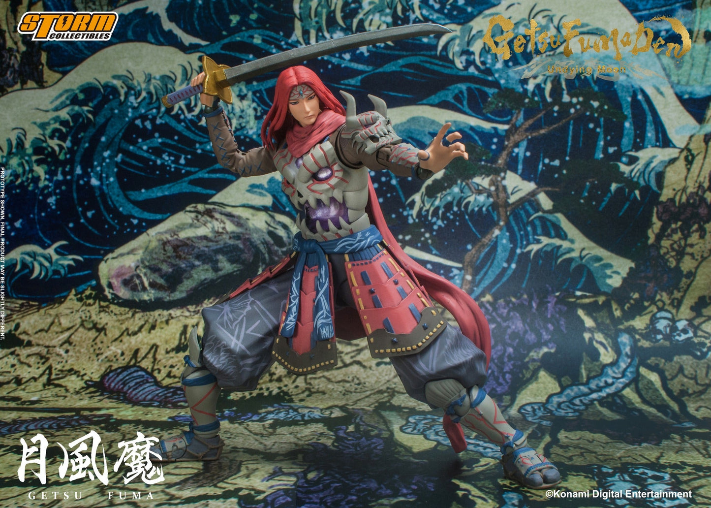 Pedido Figura Getsu Fuma - Getsu Fuma Den: Undying Moon marca Storm Collectibles GFUD01 escala pequeña 1/12