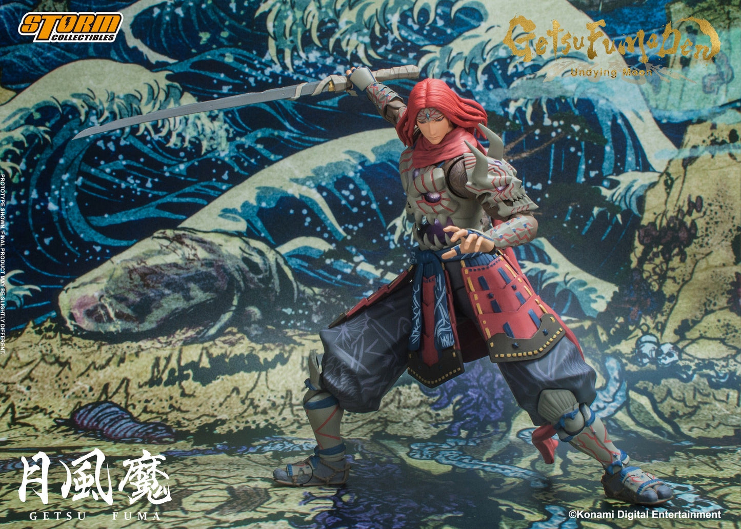 Pedido Figura Getsu Fuma - Getsu Fuma Den: Undying Moon marca Storm Collectibles GFUD01 escala pequeña 1/12