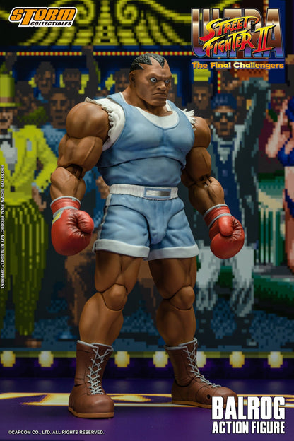 Pedido Figura Balrog - Ultra Street Fighter II marca Storm Collectibles escala pequeña 1/12