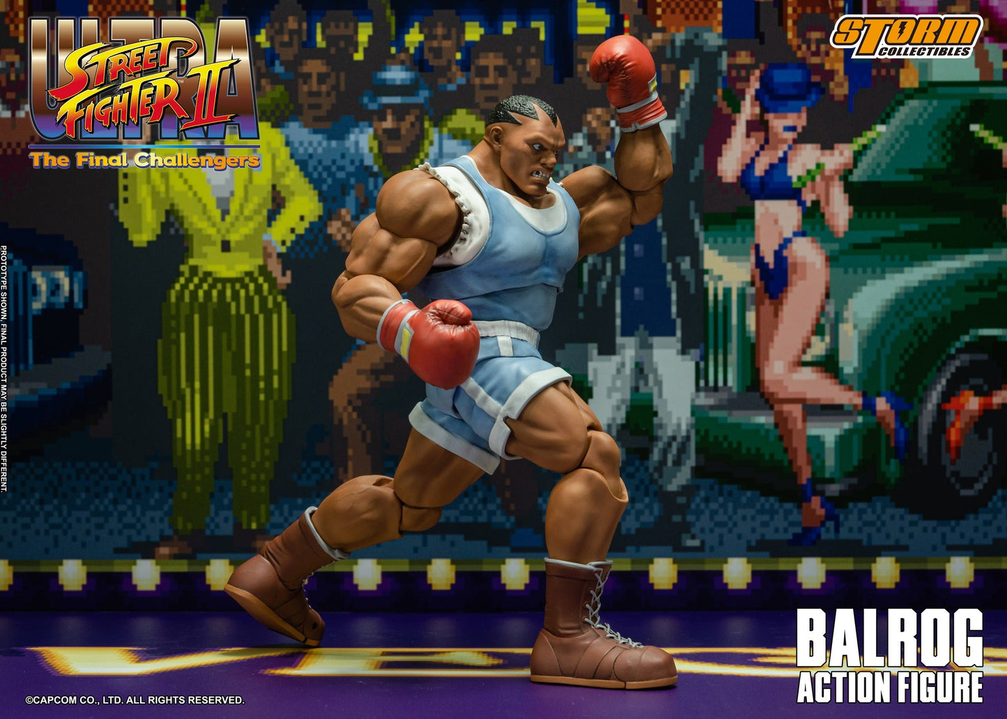 Pedido Figura Balrog - Ultra Street Fighter II marca Storm Collectibles escala pequeña 1/12