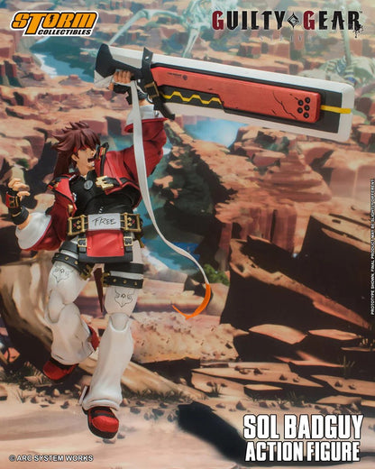 Pedido Figura Strive Sol Badguy - Guily Gear  marca Storm Collectibles ACSB01 escala pequeña 1/12