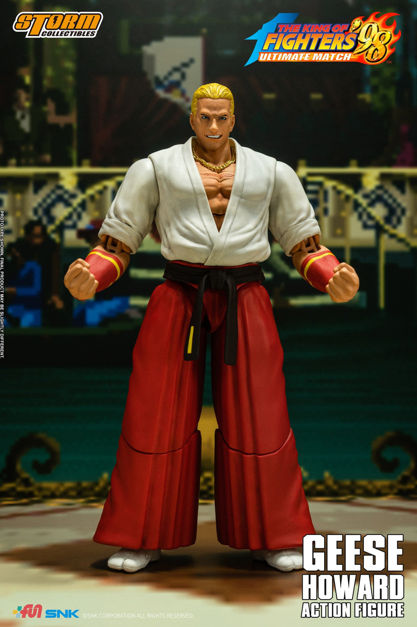 Pedido Figura Geese Howard - The King of Fighters '98 marca Storm Collectibles SKKF06 escala pequeña 1/12