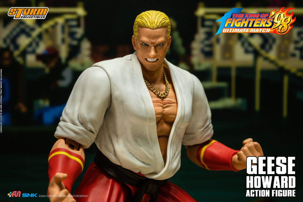 Pedido Figura Geese Howard - The King of Fighters '98 marca Storm Collectibles SKKF06 escala pequeña 1/12