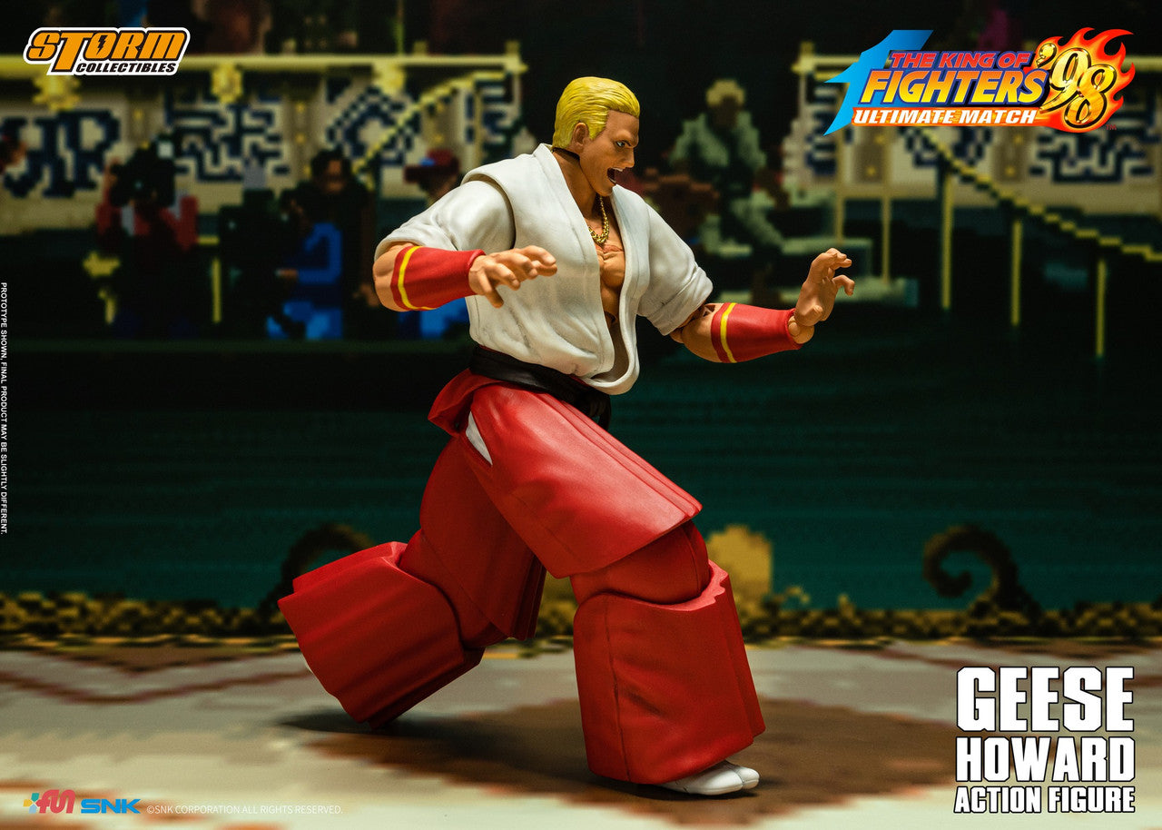 Pedido Figura Geese Howard - The King of Fighters '98 marca Storm Collectibles SKKF06 escala pequeña 1/12