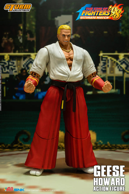 Pedido Figura Geese Howard - The King of Fighters '98 marca Storm Collectibles SKKF06 escala pequeña 1/12