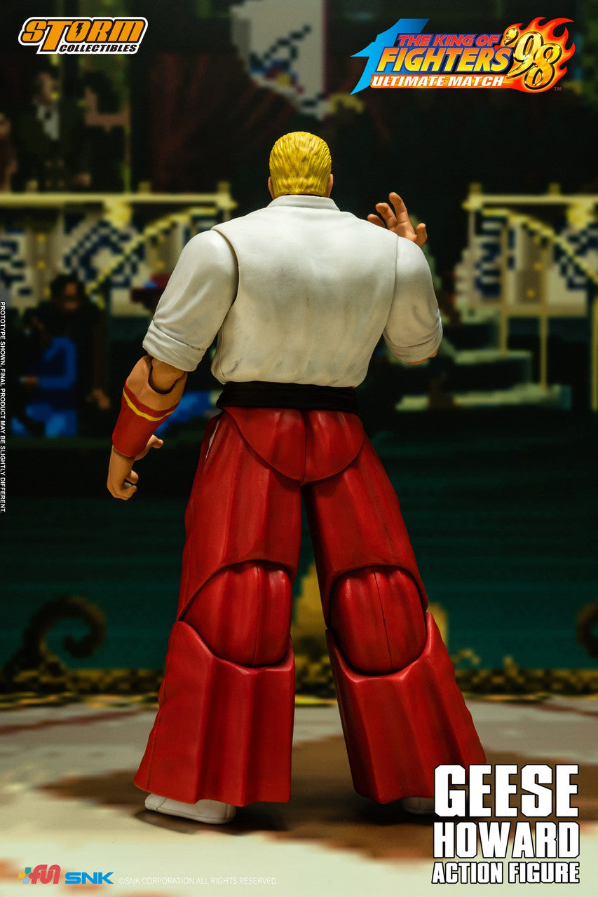 Pedido Figura Geese Howard - The King of Fighters '98 marca Storm Collectibles SKKF06 escala pequeña 1/12