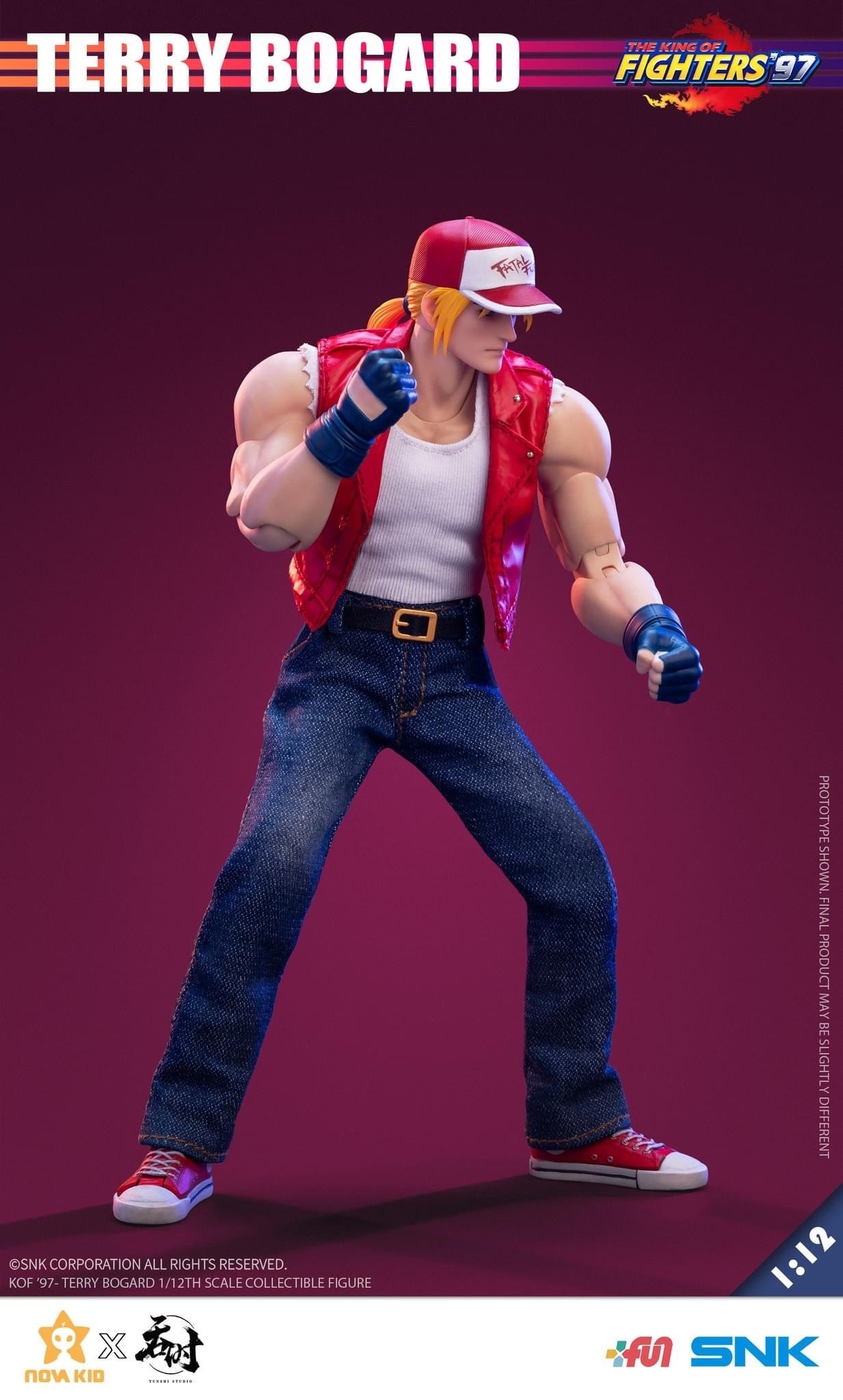 Preventa Figura Terry Bogard - The King of Fighters '97 marca Tunshi Studio SNK TS-XZZ-005 escala pequeña 1/12