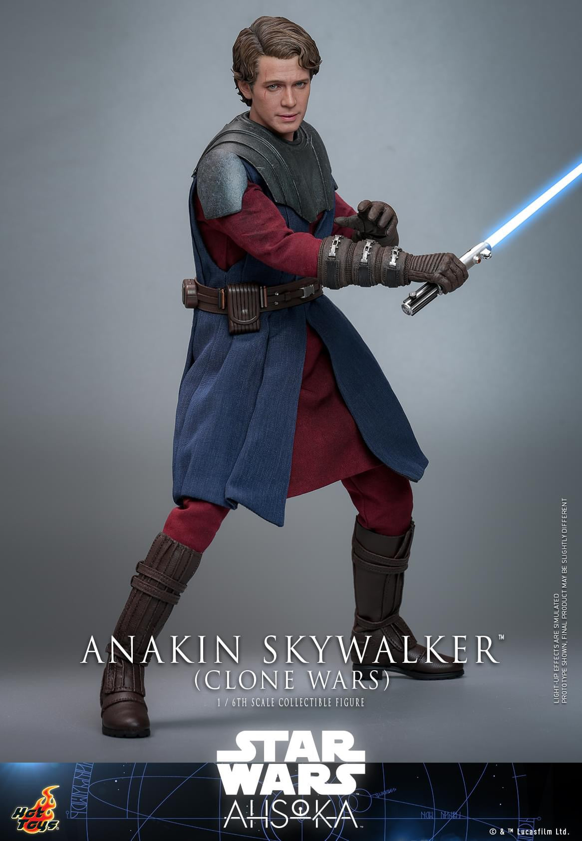 Preventa Figura Anakin Skywalker (Clone Wars) - Star Wars: Ahsoka ™ marca Hot Toys TMS129 escala 1/6