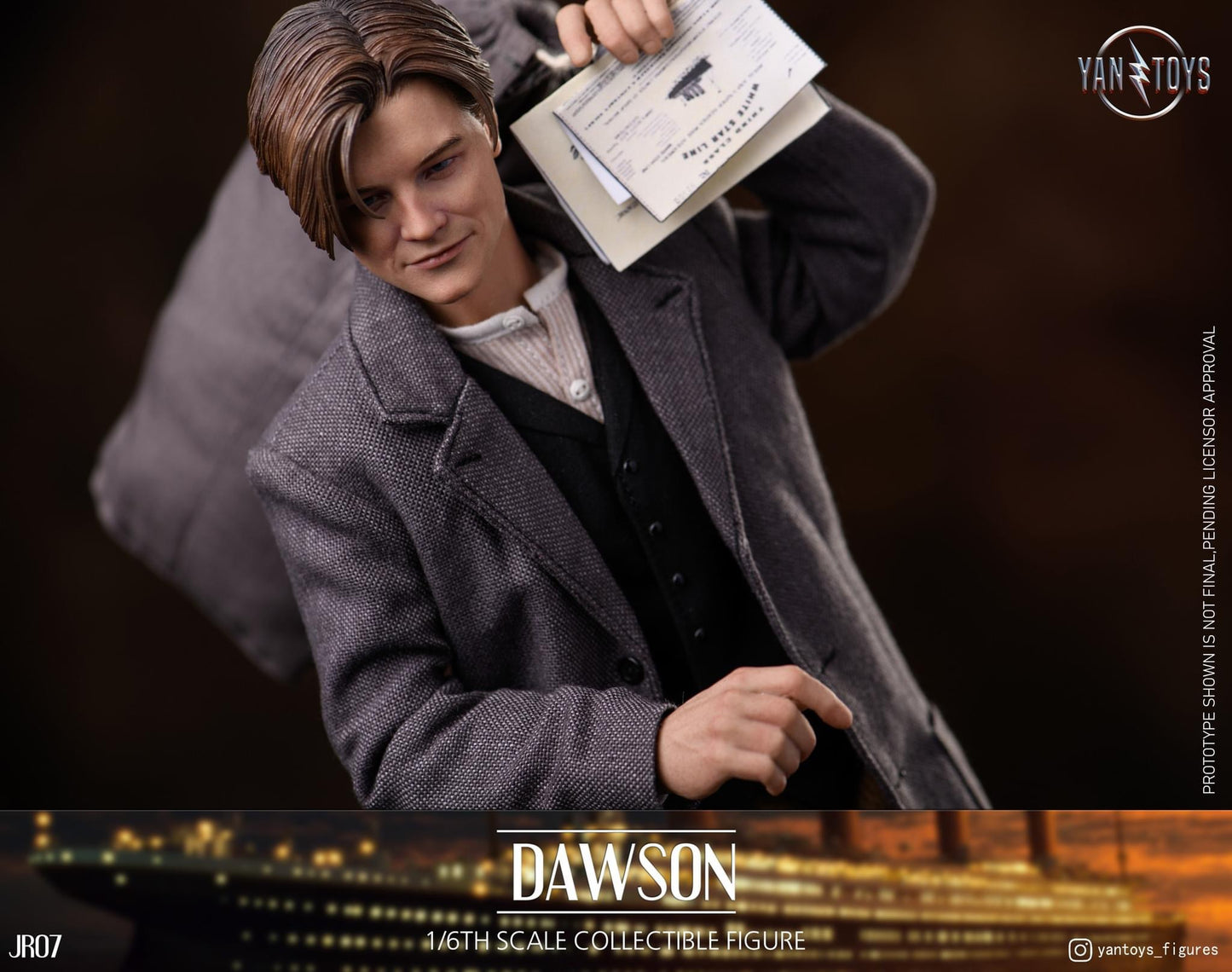 Preventa Figura Dawson marca Yan Toys JR07 escala 1/6