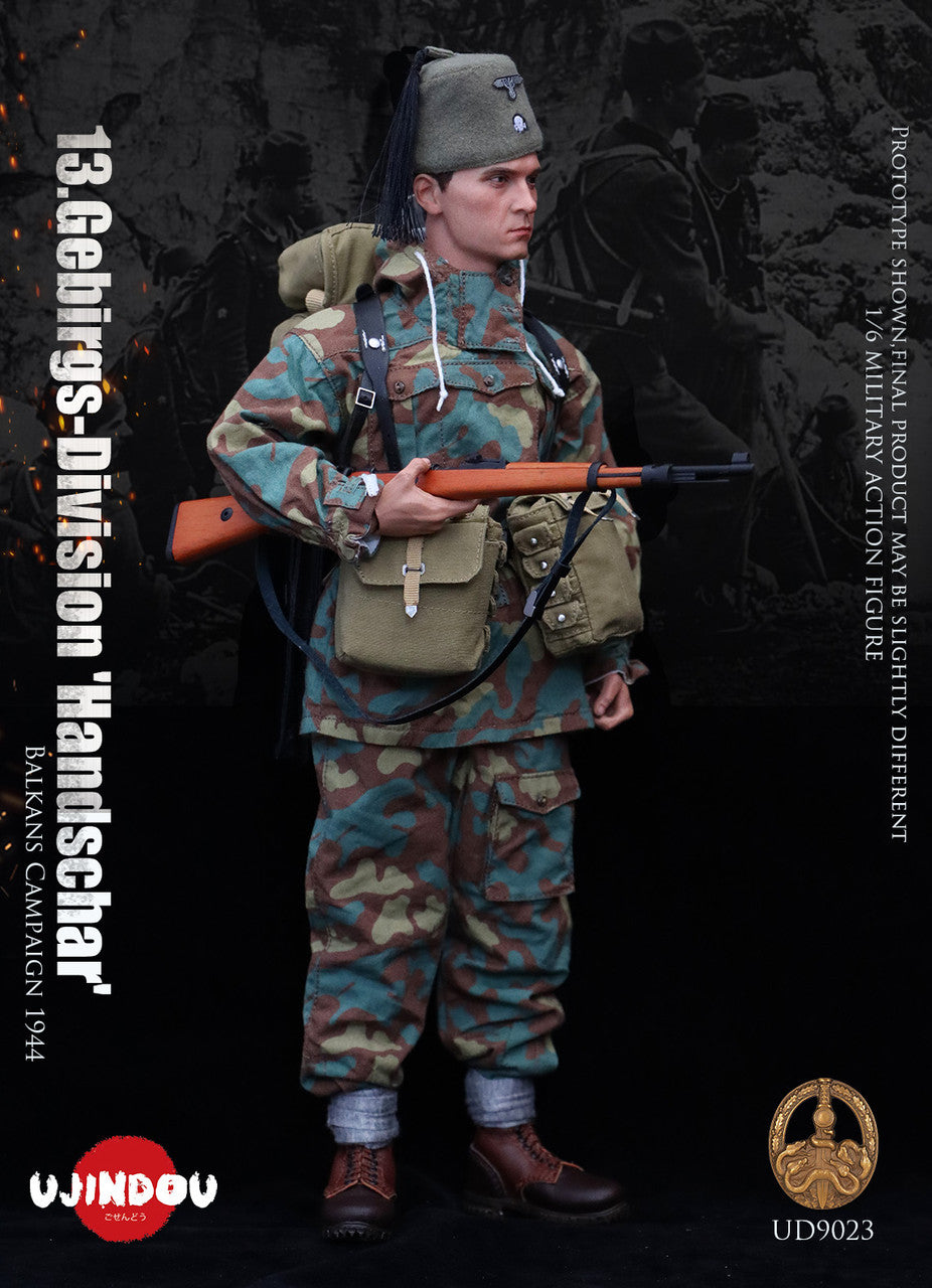 Pedido Figura 13.Gebirgs-Division "Handschar" Pionier Balkans Campaign 1944 marca Ujindou UD9023 escala 1/6