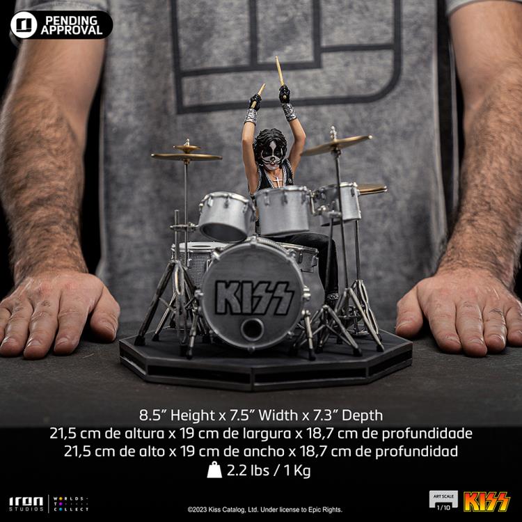 Pedido Estatua Peter Criss (The Catman) - KISS marca Iron Studios escala de arte 1/10