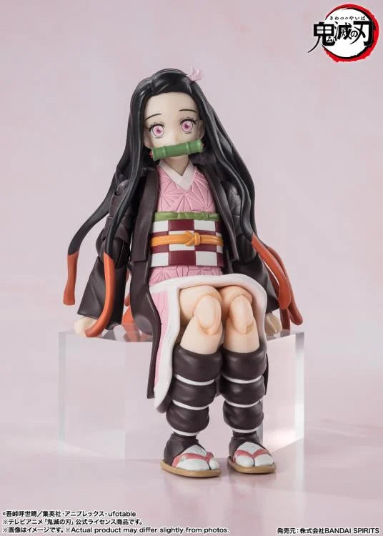 Pedido Figura Nezuko Kamado - Demon Slayer: Kimetsu no Yaiba - S.H.Figuarts marca Bandai Spirits escala pequeña 1/12