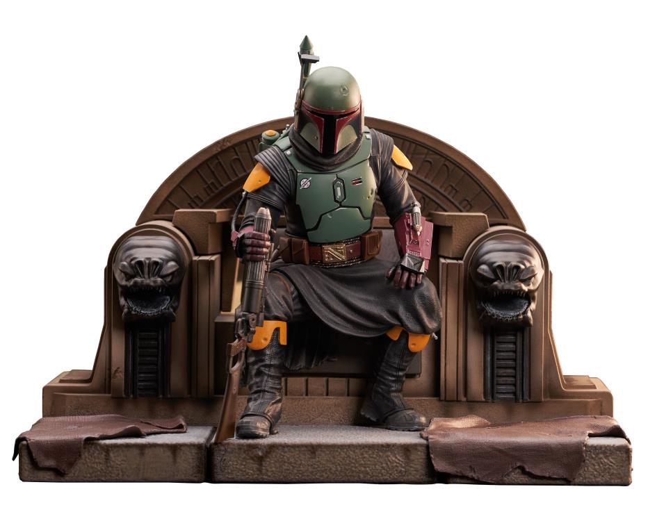 Pedido Estatua Boba Fett on Throne (Edición limitada) (Resina) - The Mandalorian - Premier Collection marca Diamond Select Toys escala 1/7