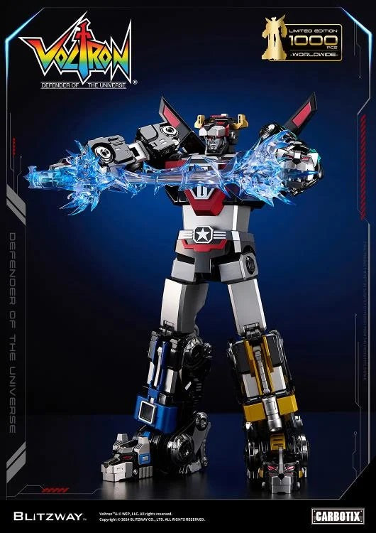 Preventa Figura Black Voltron (DIECAST) (Exclusiva Edición Limitada) - Carbotix Series marca Blitzway BW-CA-11101 (38 cm)