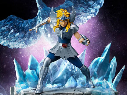 Preventa Estatua Cygnus Hyoga DELUXE - Saint Seiya - Limited Edition marca Iron Studios escala de arte 1/10