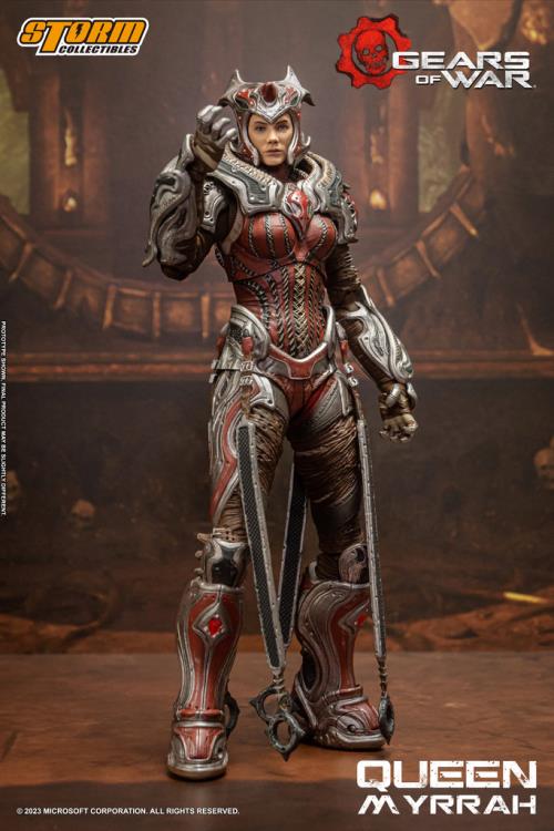 Preventa Figura Queen Myrrah - Gears of War  marca Storm Collectibles escala pequeña 1/12